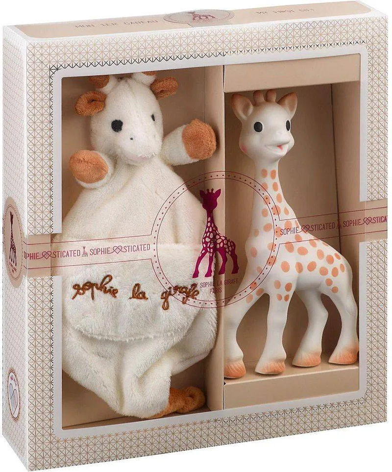 ΣΕΤ ΔΩΡΟΥ ΜΕ ΠΑΝΑΚΙ ΠΑΡΗΓΟΡΙΑΣ SOFIE THE GIRAFFE