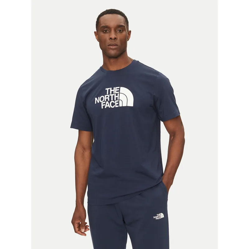 The North Face T-Shirt Easy NF0A8A6C Σκούρο μπλε Regular Fit