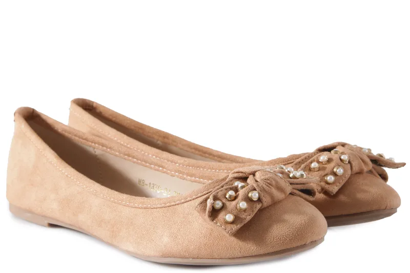 Μπαλαρίνα Feng Shoe Pump Flat M8-1370-31-BEIGE Γυναικείο