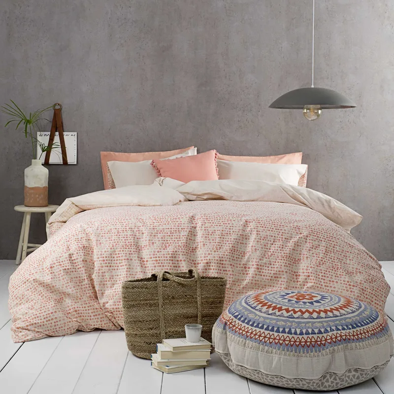 Κουβερλί Υπέρδιπλο Nima Bed Linen Pocca Coral
