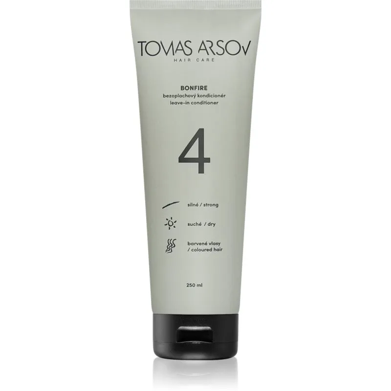 Tomas Arsov Bonfire Leave On Conditioner θρεπτικό μαλακτικό χωρίς ξέβγαλμα για λεπτά και κατεστραμμένα μαλλιά 250 μλ
