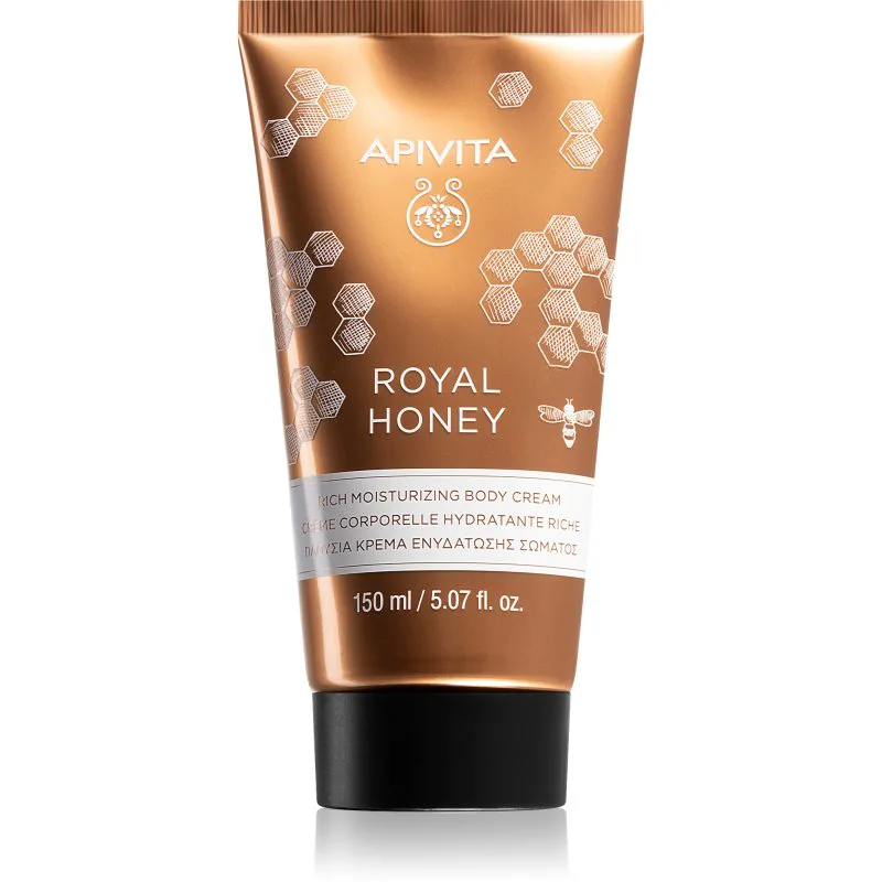 Apivita Royal Honey Rich Body Cream ενυδατική κρέμα σώματος 150 ml