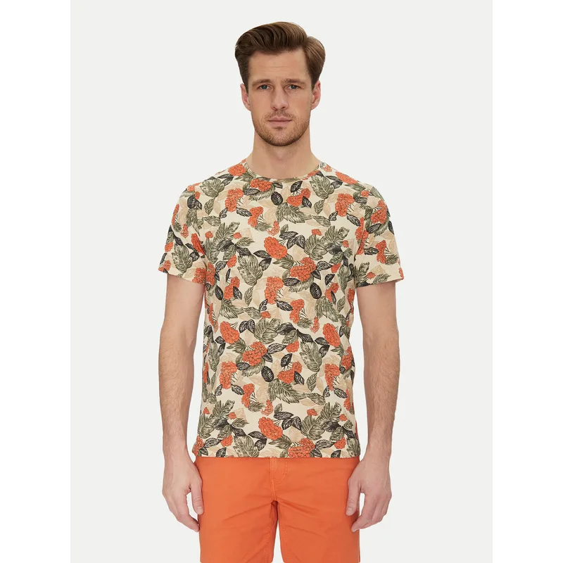 Blend T-Shirt 20717778 Μπεζ Regular Fit