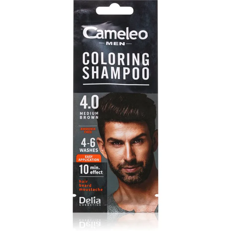 Delia Cosmetics Cameleo Coloring Shampoo σαμπουάν με χρώμα για τα μαλλιά για άντρες 15 ml