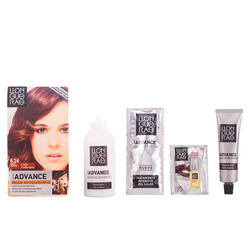 Llongueras Color Advance Hair Color 6.24 Macadamia Brown