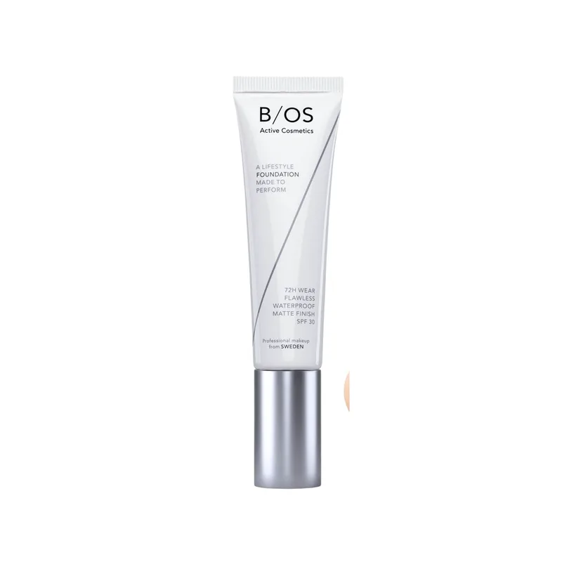 Base of sweden Waterproof Foundation Full Coverage SPF 30 30 ml Waterproof