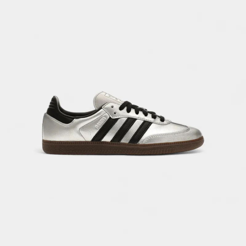 Xαμηλά Sneakers adidas Samba OG Silver Metallic Black Gum (Women's)