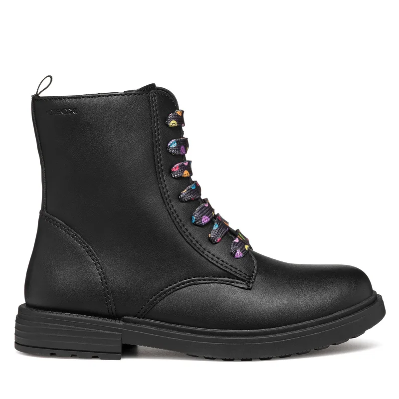 Μπότες Geox Jr Eclair J049QD 0003W C9240 M Μαύρο