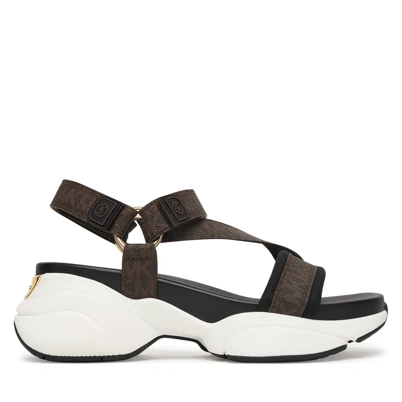 Σανδάλια MICHAEL Michael Kors Bowie Sandal 43S6BWFA1B Καφέ