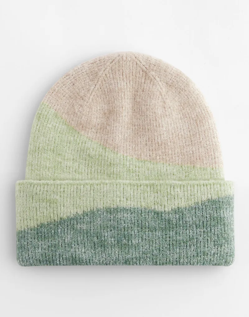Σκούφος Soft Wave Beanie B532 Beechfield Almond/Pistachio/Dusty Green