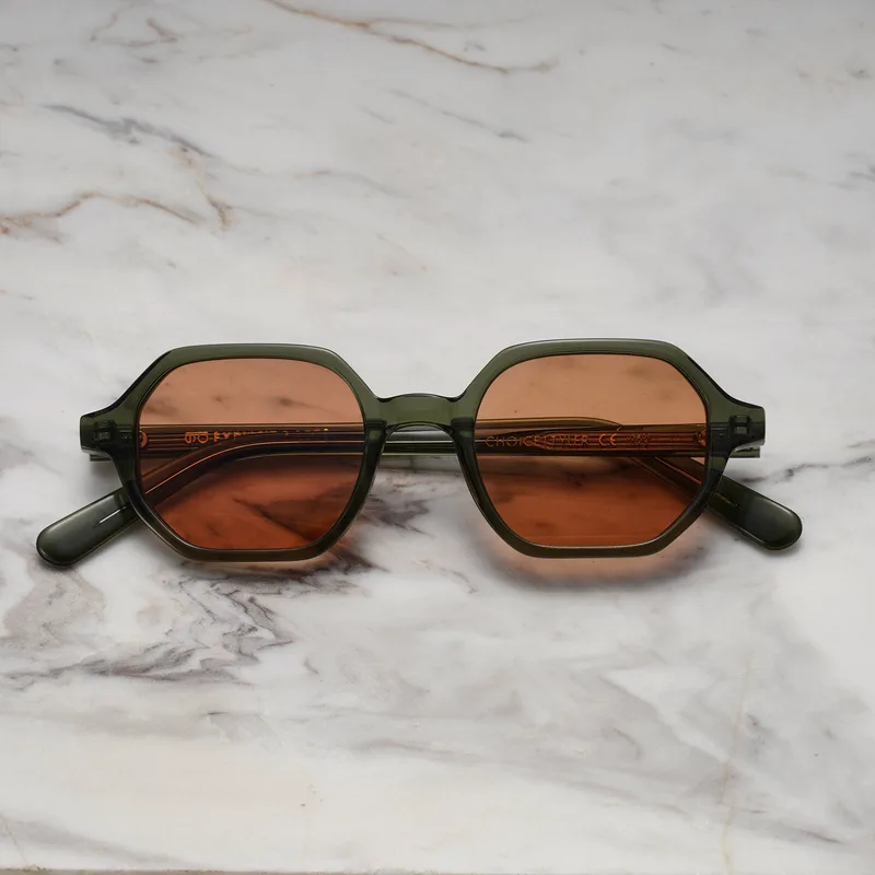 TYLER A13EP11 - TYLER - GREEN - BROWN Sunglasses | Green | Brown Shades | Explicit Poets Sunglasses