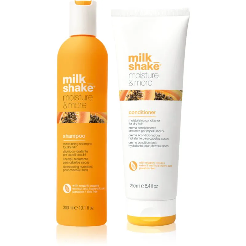 milk_shake® Moisture & More Duo Pack Σετ για ξηρά μαλλιά για γυναίκες