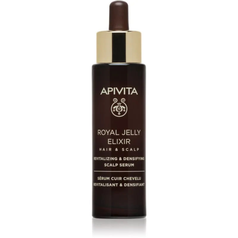 Apivita Royal Jelly Elixir Revitalizing & Densifying Scalp Serum αναζωογονητικός ορός για δέρμα της κεφαλής 50 ml