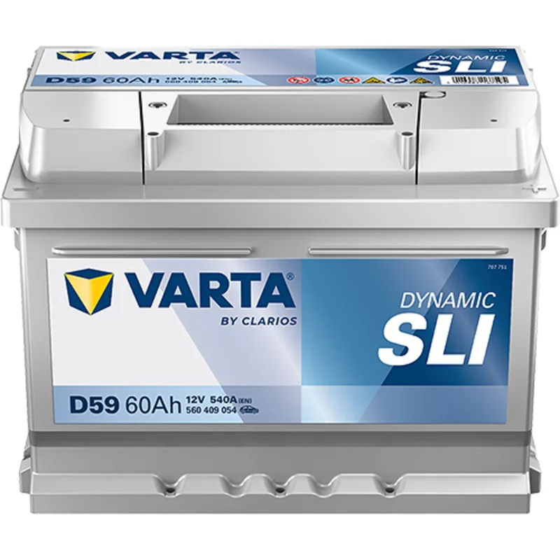 Μπαταρία Αυτοκινήτου VARTA Dynamic SLI D59 12V 60Ah 540A (EN)