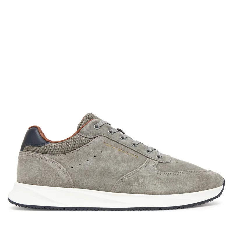 Αθλητικά Tommy Hilfiger Premium Suede Hybrid FM0FM05690 Γκρι