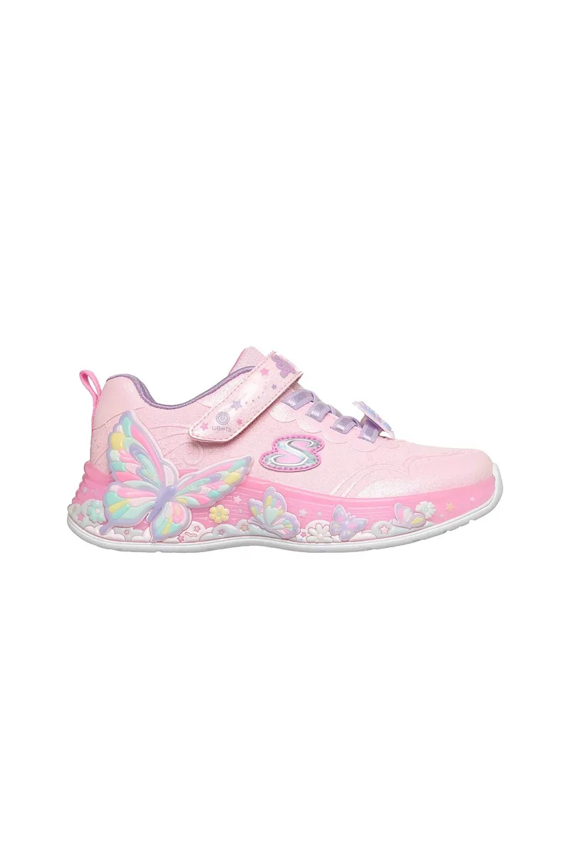 Skechers παιδικά sneakers "Butterfly Bliss" (27-35) - 372414 Ροζ