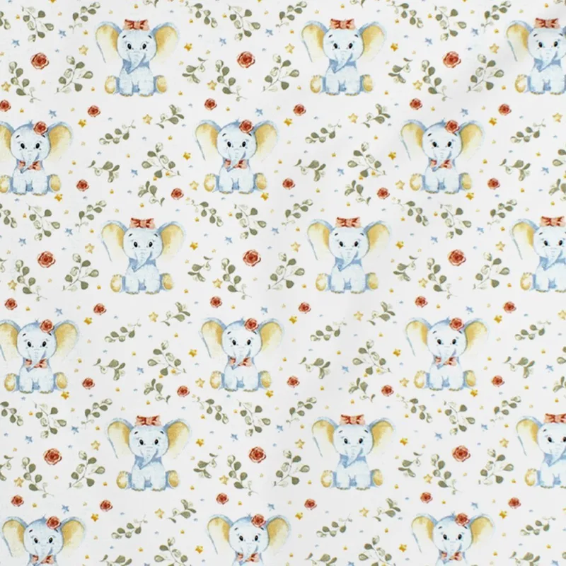Πάνα Χασέ Dimcol Elephant 175 White-Blue 80x80
