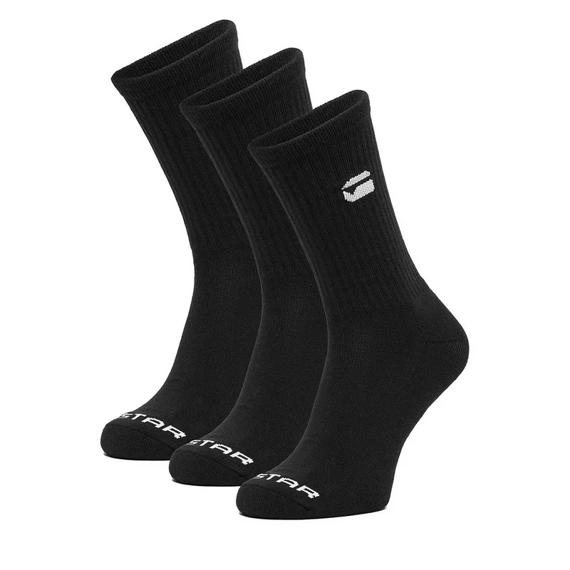 Κάλτσες μακριές G-Star Raw CEO_AS_G-STAR_313_W_AW25 (3-PACK) Μαύρο