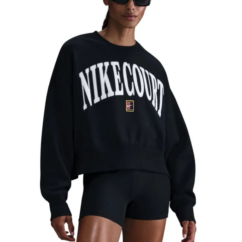 NikeCourt Phoenix Fleece Over-Oversized Crew-Neck Women's Tennis Sweatshirt