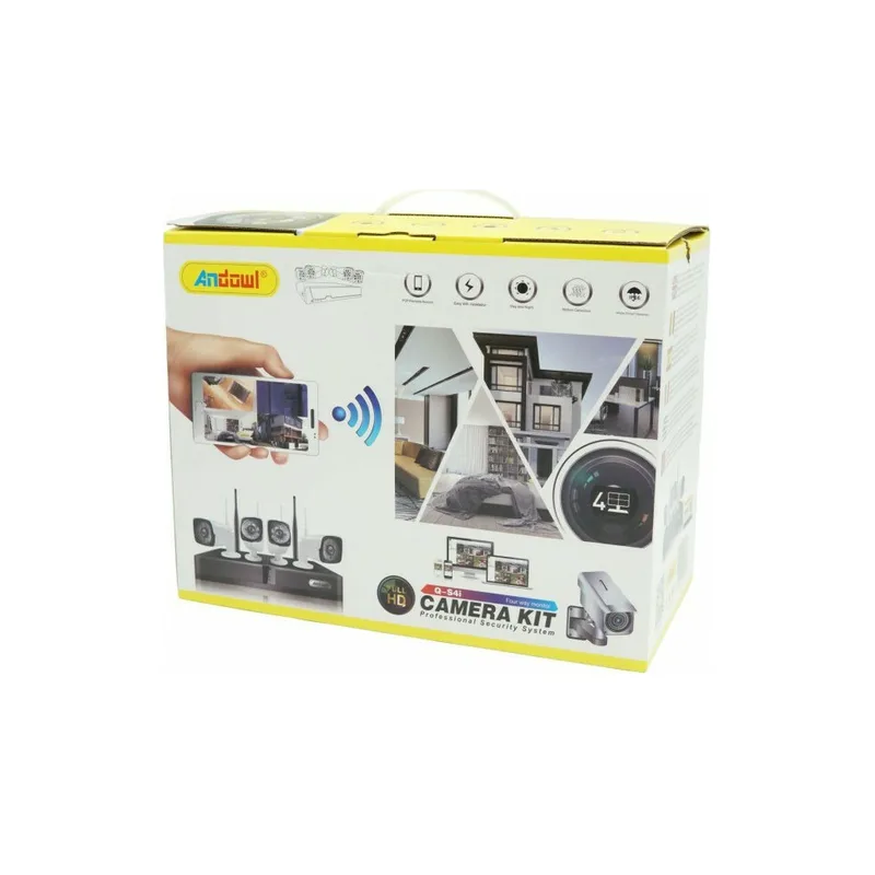 andowl ολοκληρωμένο σύστημα cctv με 4 κάμερες q-s4i