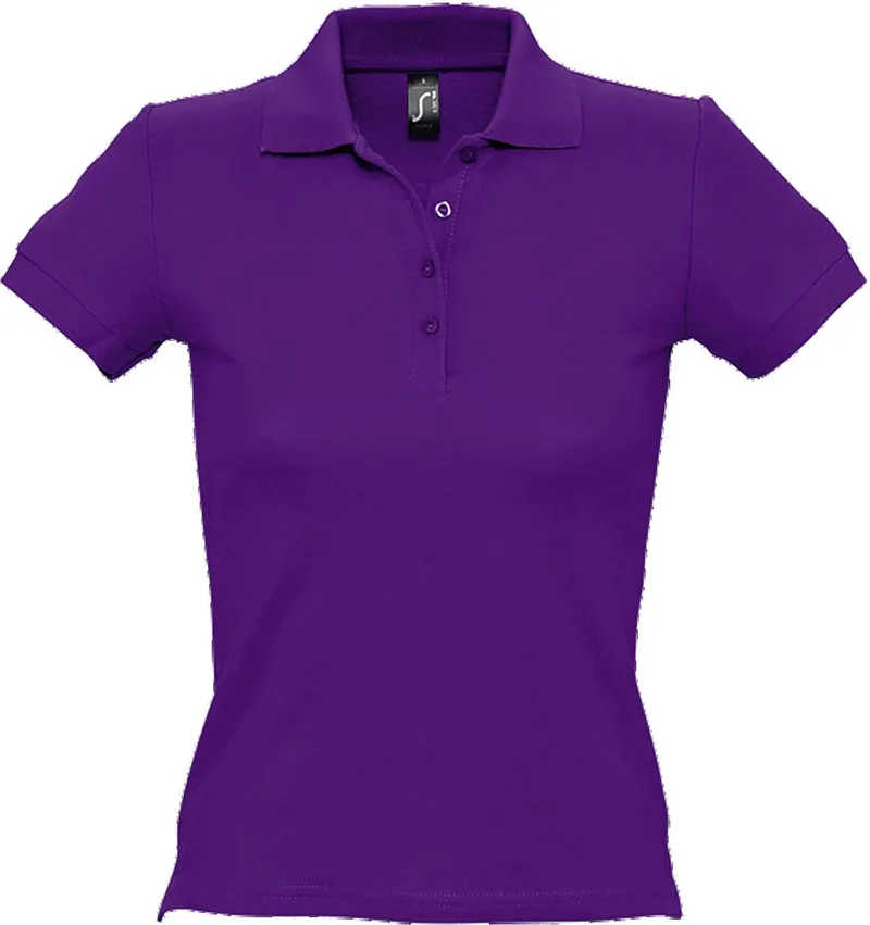 Γυναικείο πόλο πικέ People SOLS 11310 Dark Purple