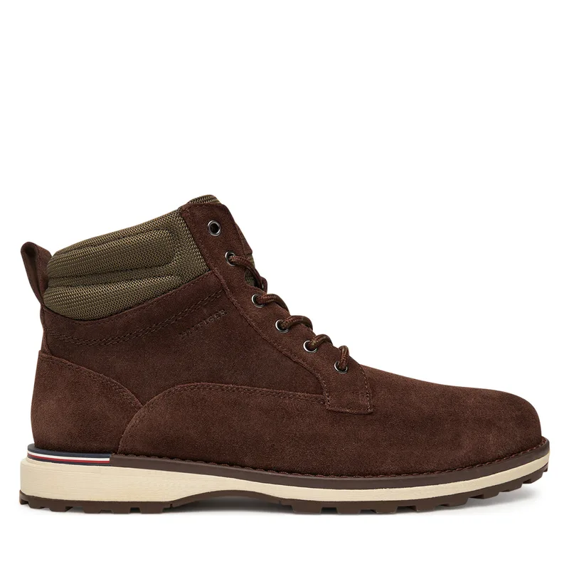 Μποτίνια Tommy Hilfiger Corporate W FM0FM05605 Καφέ