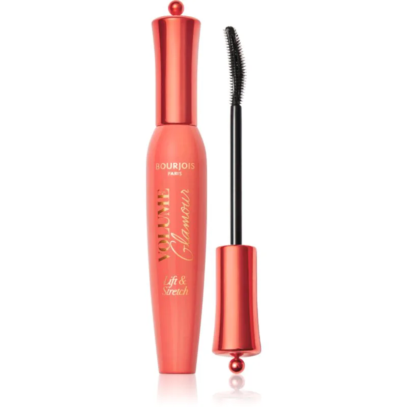 Bourjois Volume Glamour Lift & Stretch μάσκαρα για όγκο και περιστροφή των βλεφαρίδων απόχρωση 01 Black 12 ml