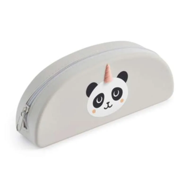 Miquelrius Back2Fun Κασετίνα Σιλικόνης 19.5x8x4.2cm Puppies Panda