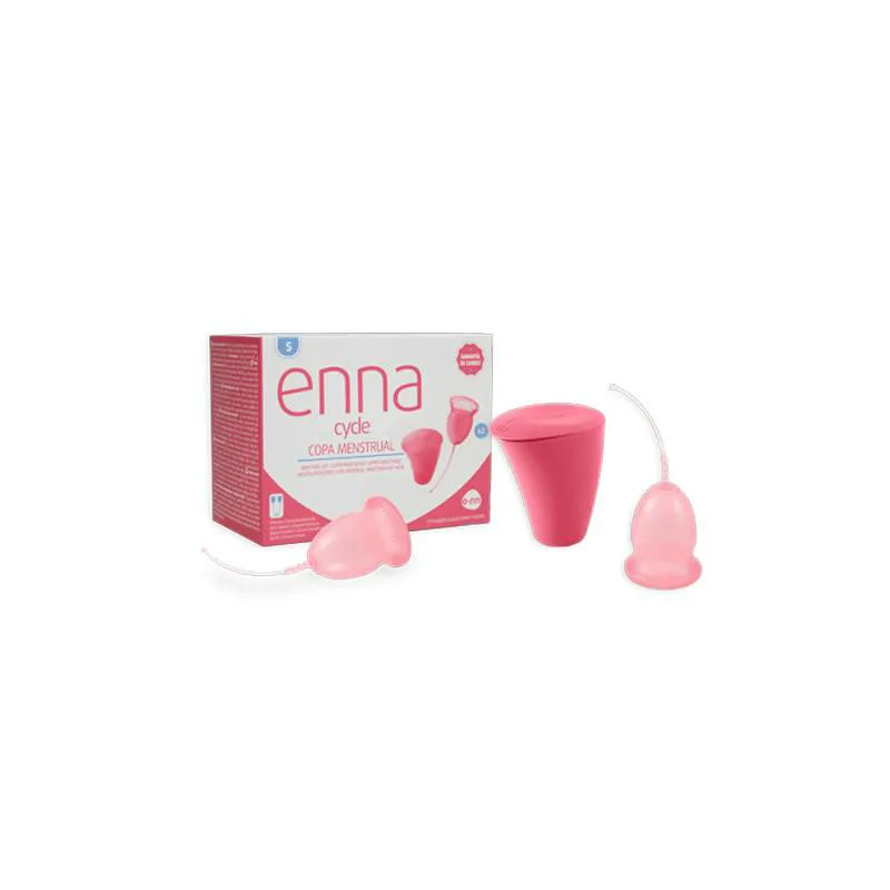 Cycle Enna Menstrual Cup Size S Sterilizer 2 Cups
