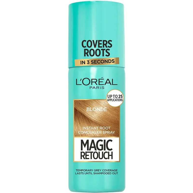 L'Oreal Paris Magic Retouch Spray Κάλυψης Λευκών Ριζών Ξανθό 75ml - 5 Blonde