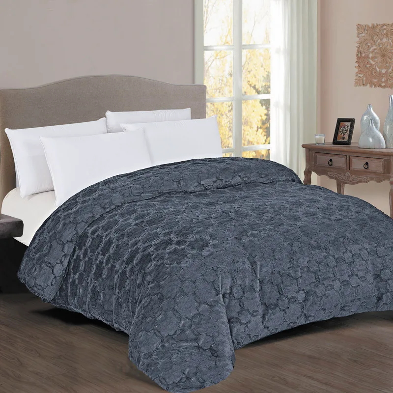 Κουβερτοπάπλωμα Υπέρδιπλο 220x240 Dimcol 1830 Grey 220x240