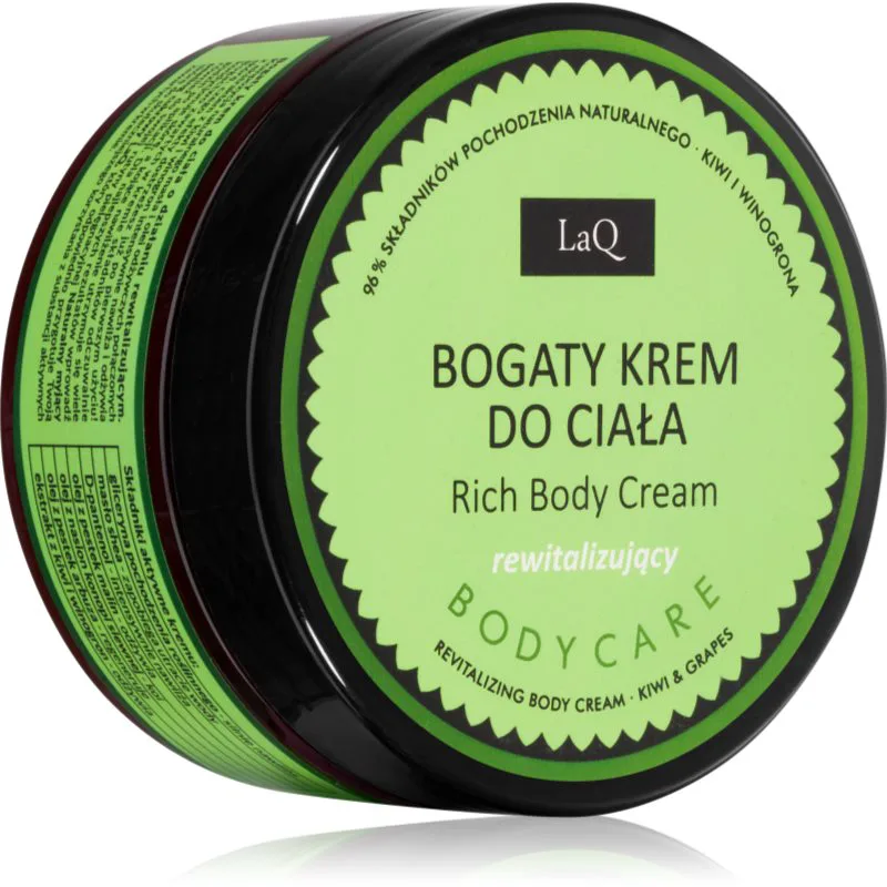 LaQ Bunny Kiwi & Grapes Κρέμα σώματος με αναζωογονητική δράση 200 ml
