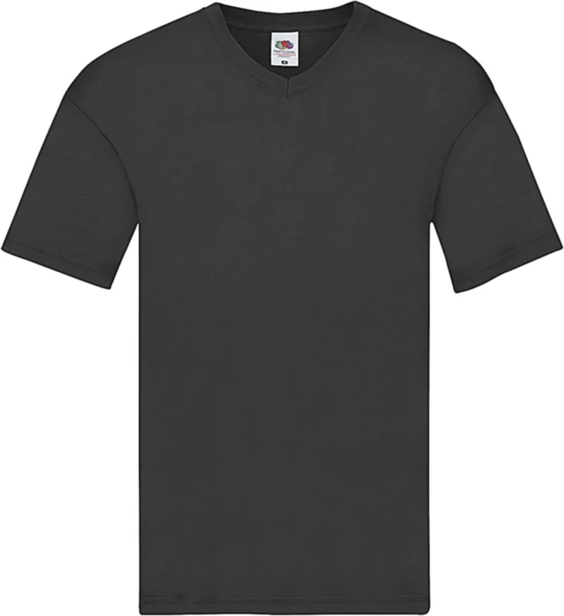 Ανδρικο T Shirt Original V-Neck Fruit of the Loom 61-426-0 Black