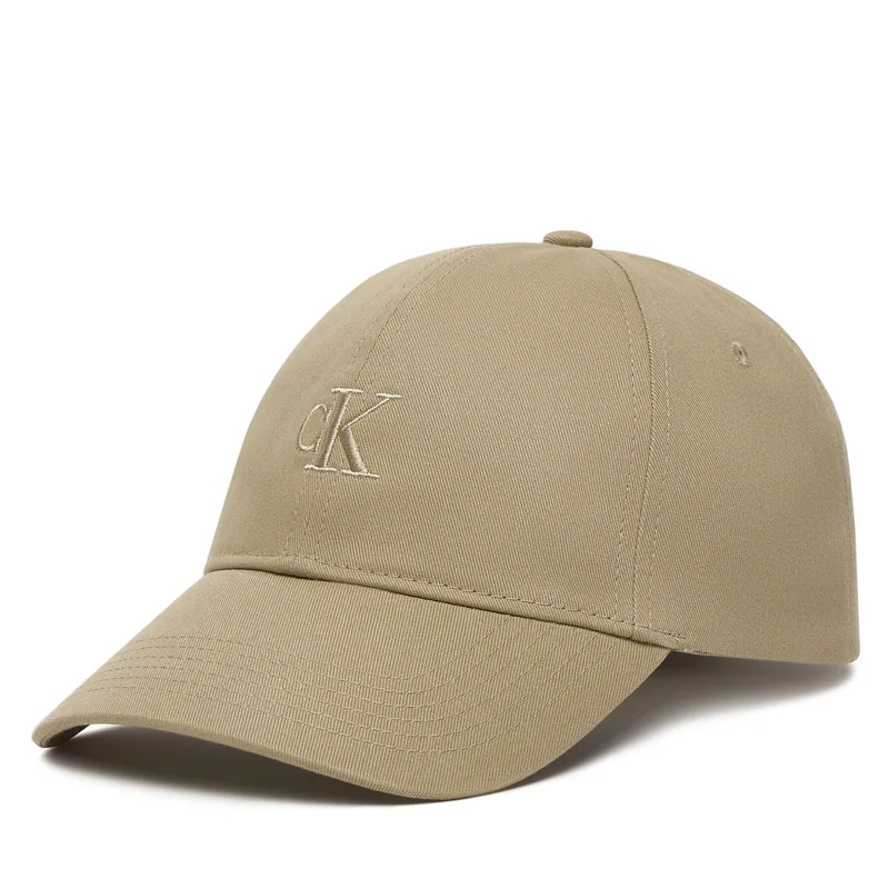 Καπέλο Jockey Calvin Klein Monogram Embroidery Baseball Cap LV04G5002G Μπεζ