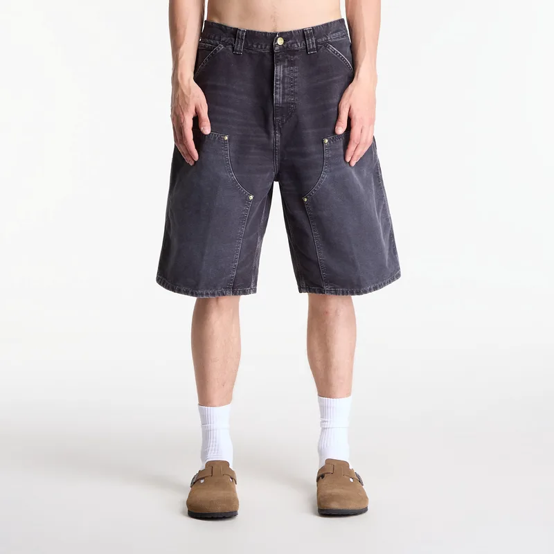 Σορτς Carhartt WIP OG Double Knee Short Black Destroy Wash S