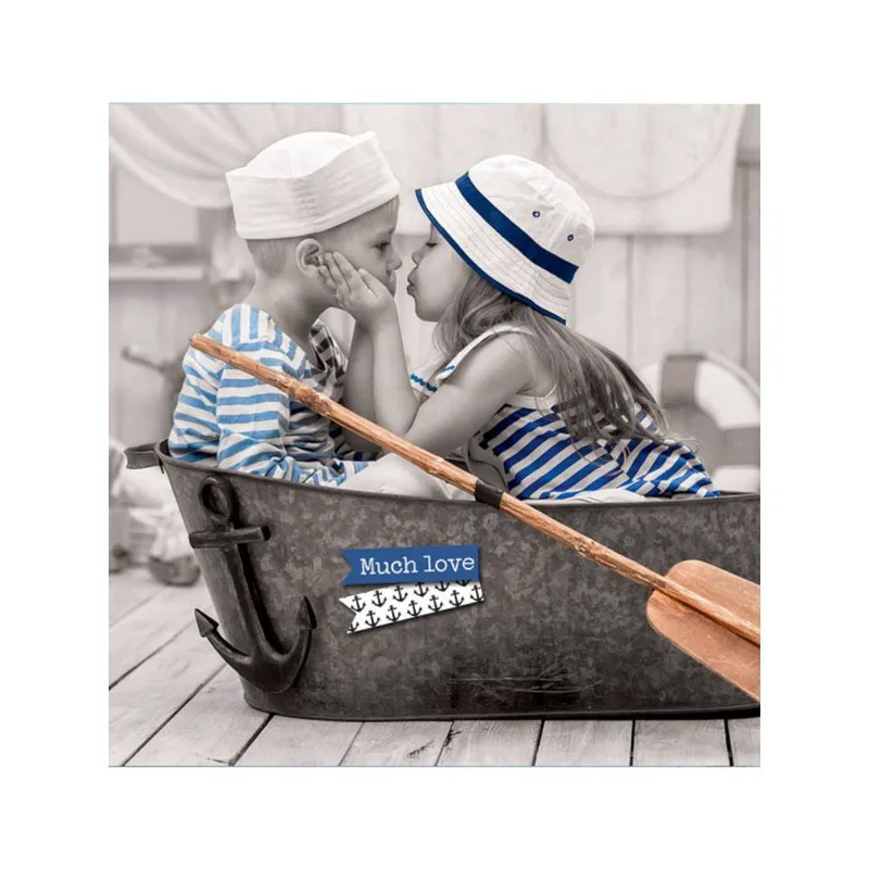 Ευχετήρια Κάρτα Αγάπης 3D YOUNG AT HEART Φιλί