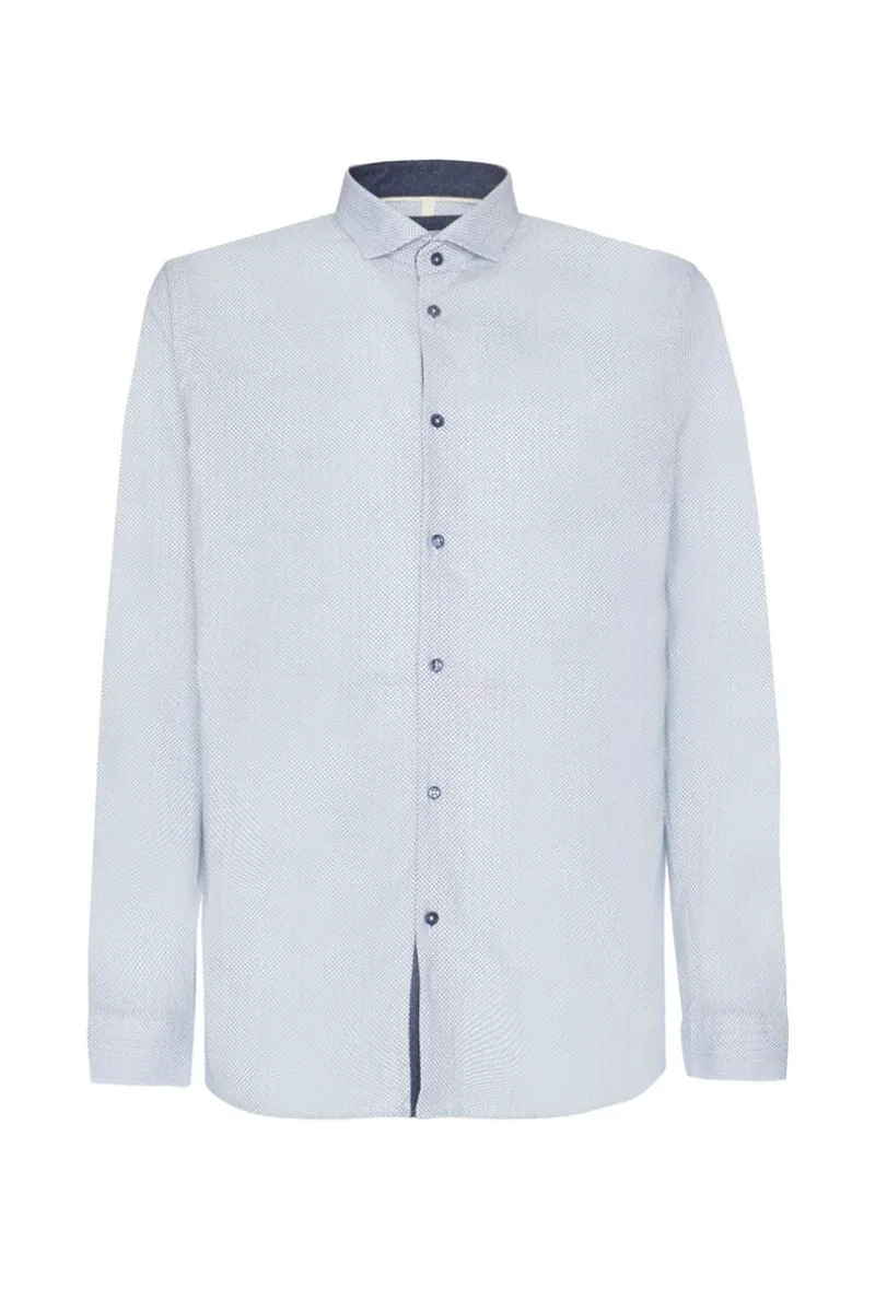 SEINSE πουκάμισο ανδρικό Camicia M/L - Γαλάζιο-CI964SS-LIGHT BLUE