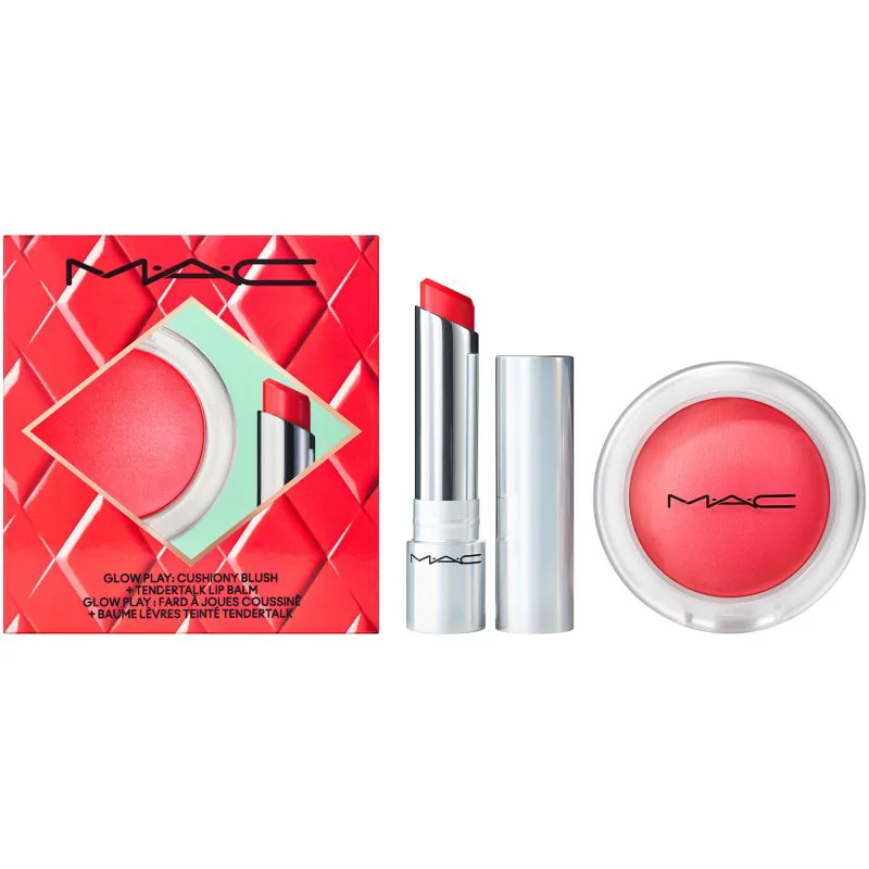 MAC Cosmetics Set No Work All Glow Play Kit σετ δώρου για τα χείλη απόχρωση Ροζ
