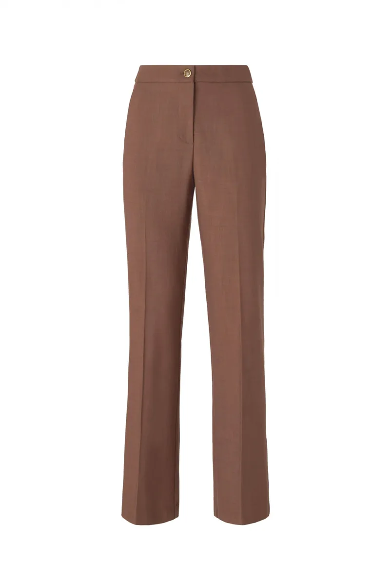 PINKO ΠΑΝΤΕΛΟΝΙ NEW SERENIDAD TROUSERS ΚΑΦΕ