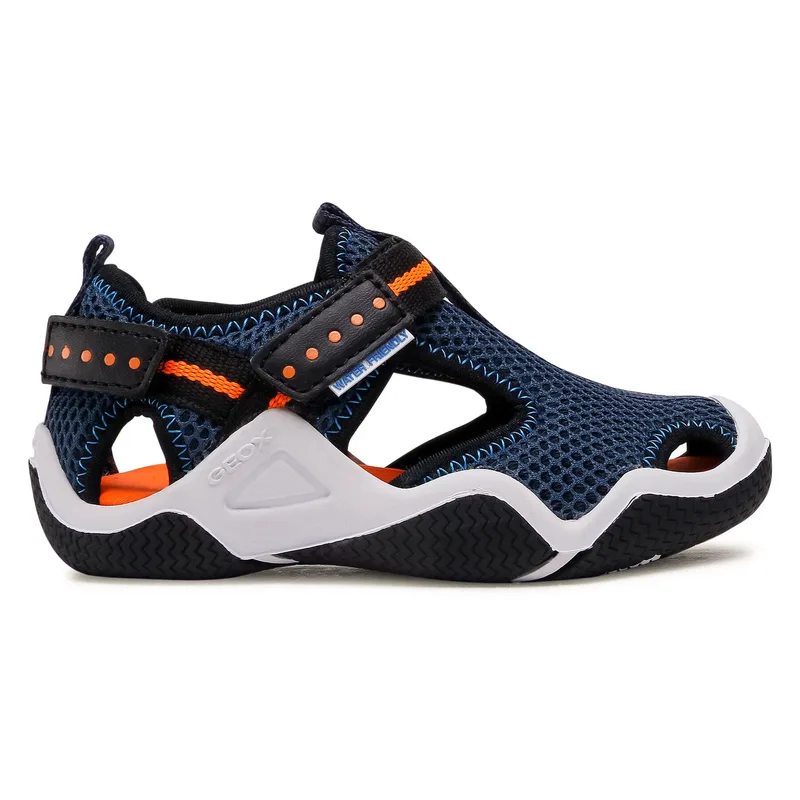 Σανδάλια Geox J Wader B. A J1530A 00014 C4074 M Σκούρο μπλε