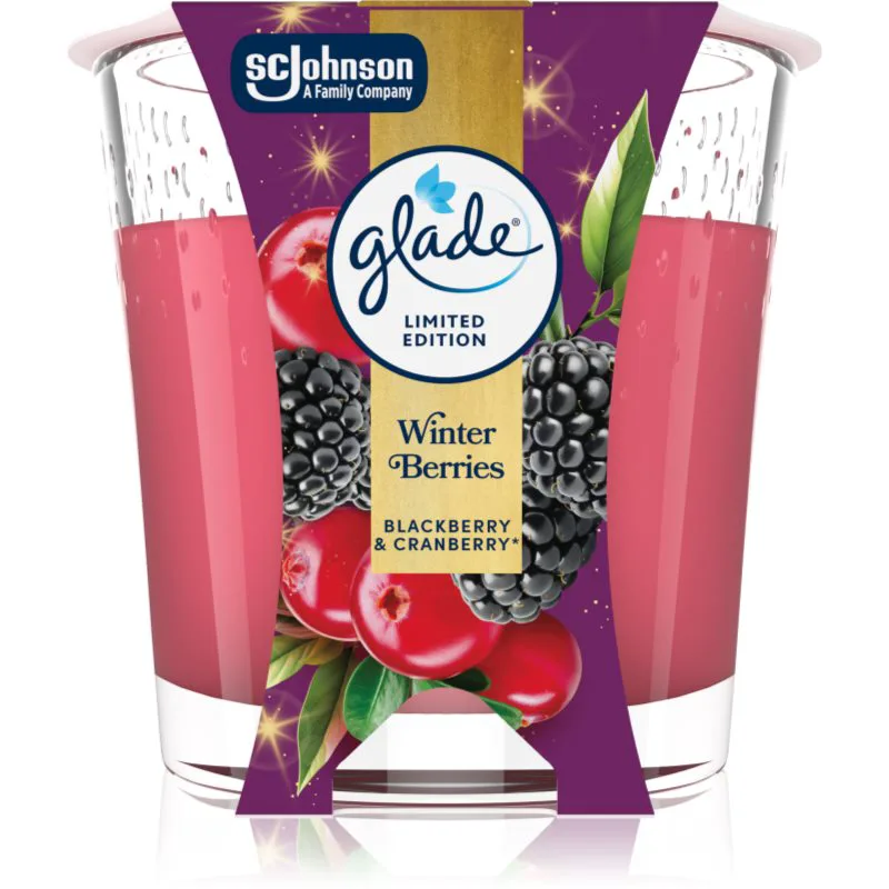GLADE Winter Berries αρωματικό κερί 112 γρ