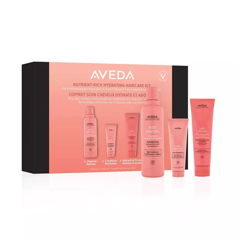 Aveda - Nutriplenish™ Black Friday Set Limited Edition (Shampoo Light Moisture 250ml, Conditioner Light Moisture 50ml & Daily Moisturizing Treatment 150ml)