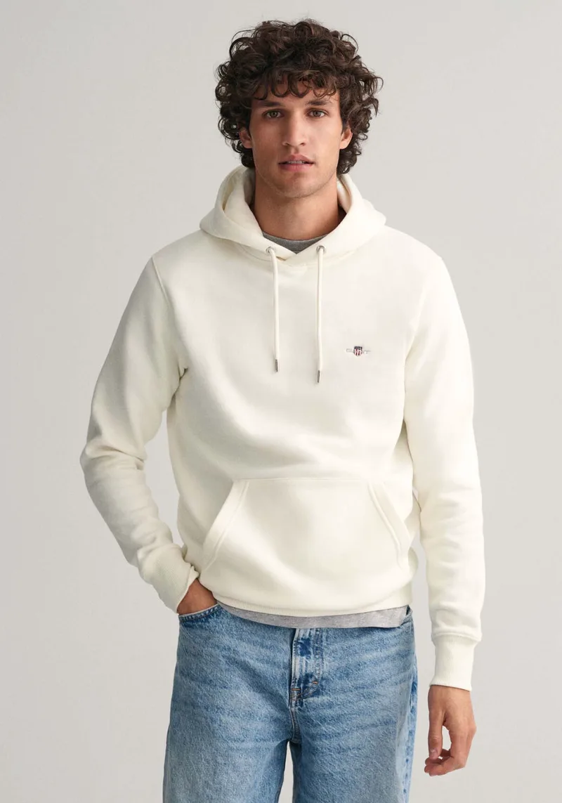GANT Hoodie της σειράς Shield - 2007058 113 Eggshell