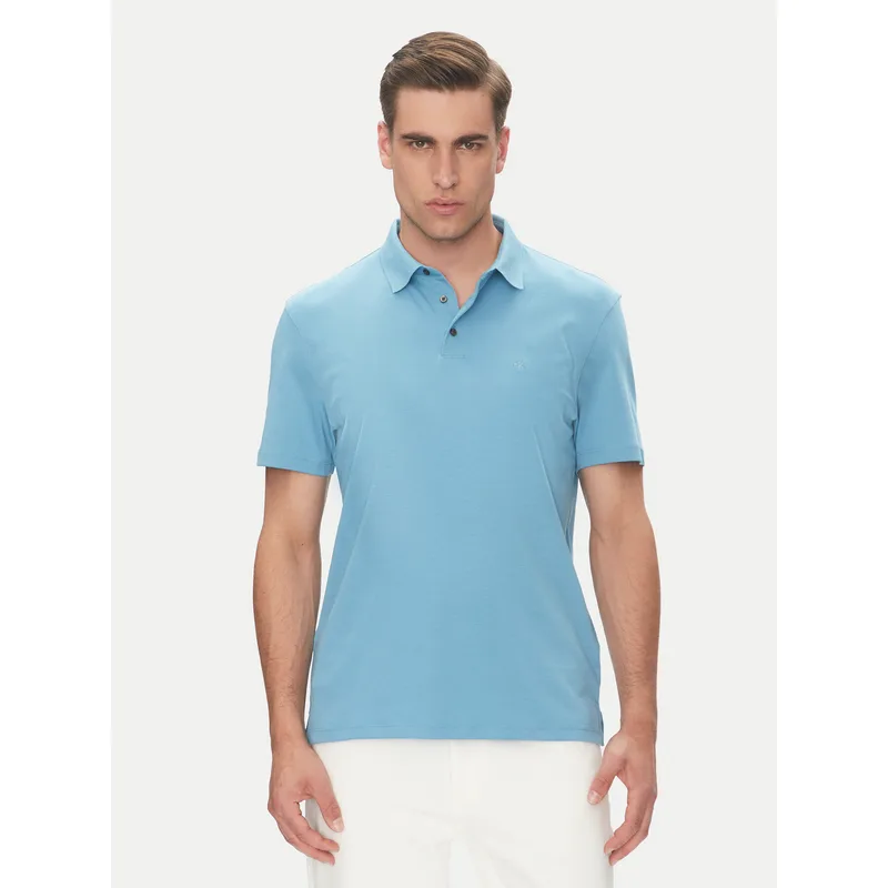 Calvin Klein Polo Supima LV04LB276G Μπλε Regular Fit