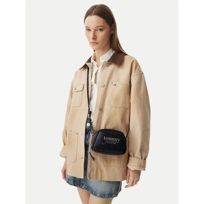 Τσάντα Tommy Jeans Tjw Bold Camera Bag AW0AW18785 Μαύρο