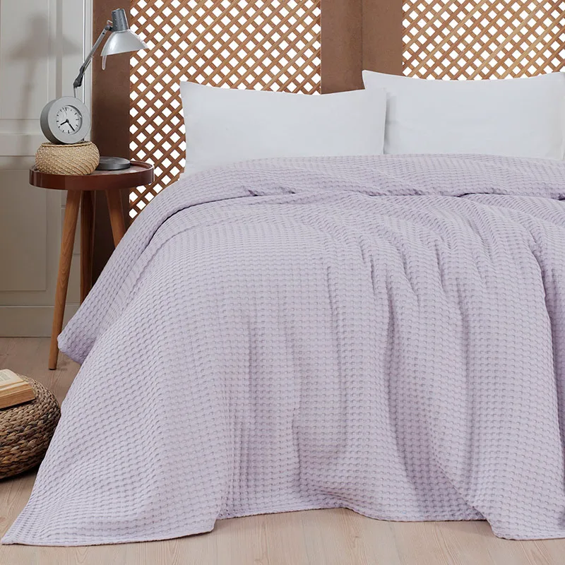 Κουβέρτα Πικέ Μονή 170x240 Beauty Home Snap 1990 Lilac 170x240