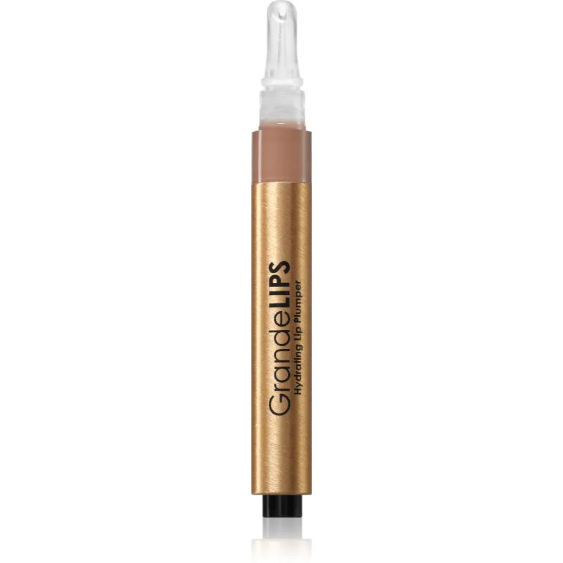 Grande Cosmetics GrandeLips ενυδατικό λιπ γκλος για όγκο των χειλιών απόχρωση Barely There 2.4 ml