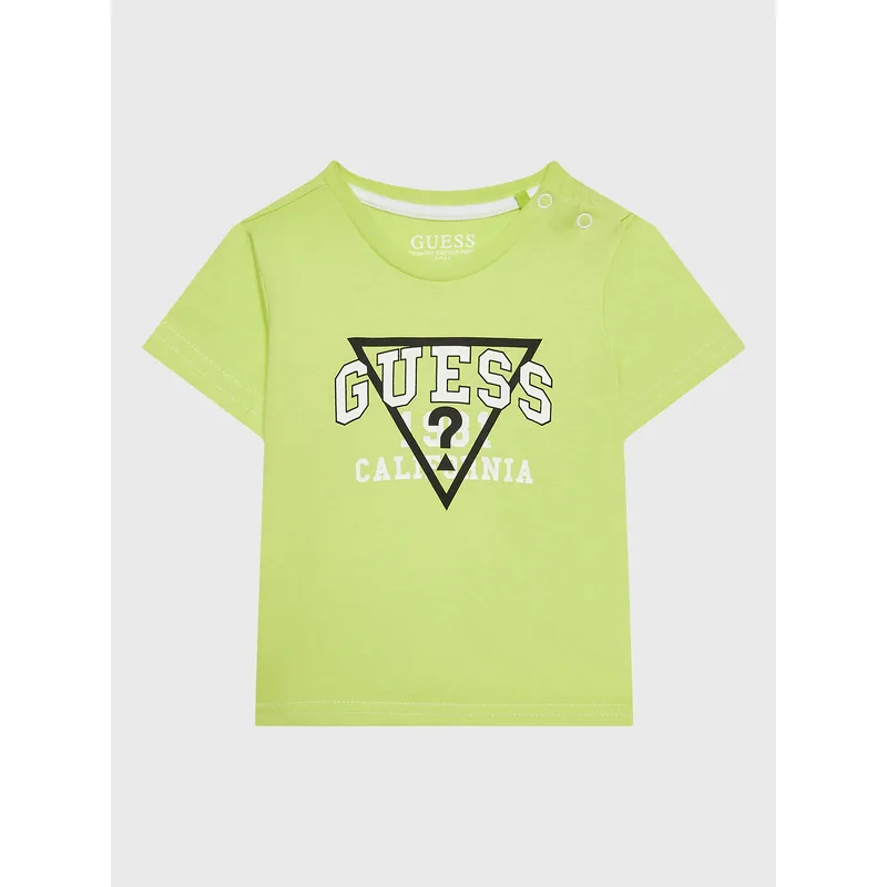 Guess T-Shirt I3RI03 K8HM0 Πράσινο Regular Fit