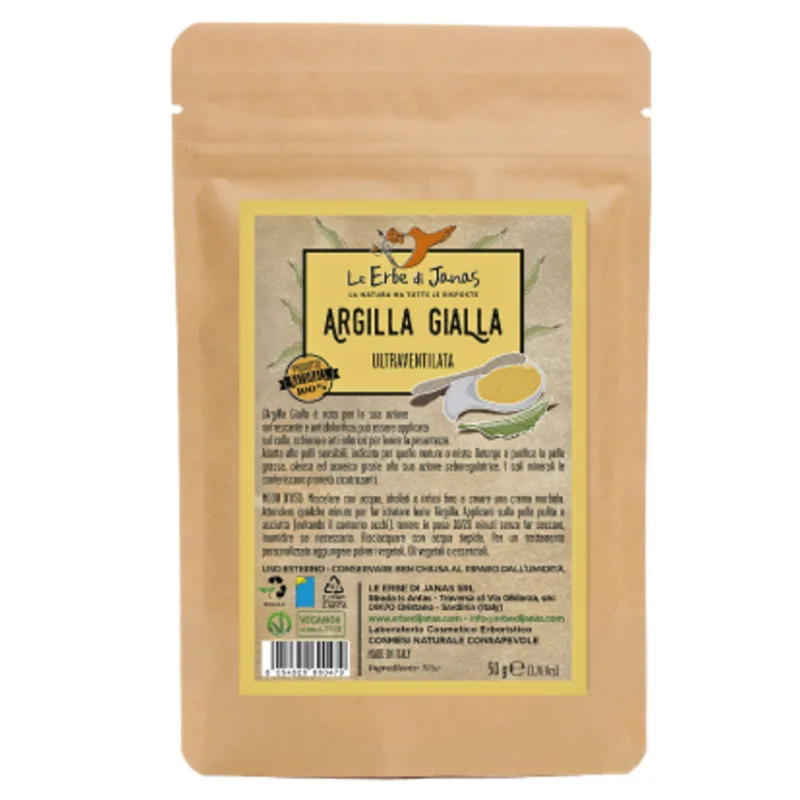 Le erbe di janas Yellow Clay, 50 g