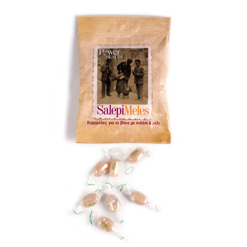 Power Health Salepimeles Καραμέλες για το Βήχα με Σαλέπι & Μέλι 60gr